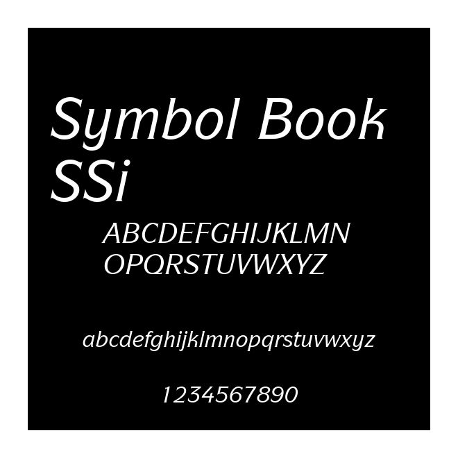 Symbol Book SSi