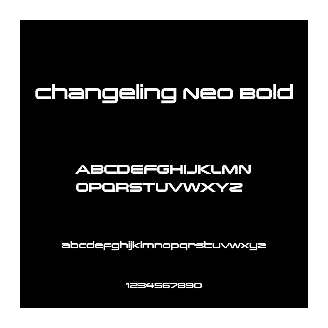 Changeling Neo Bold