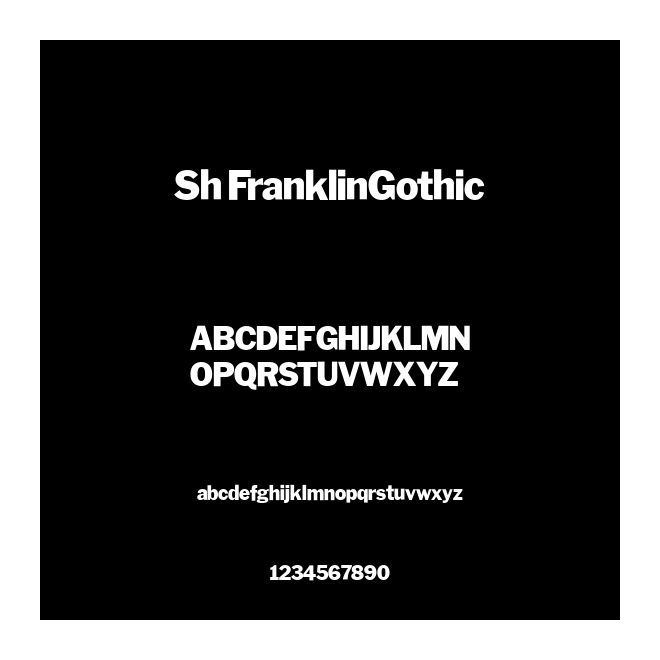 Sh FranklinGothic