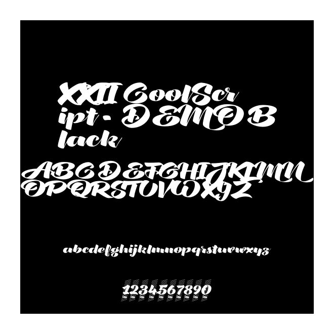 XXII CoolScript - DEMO Black
