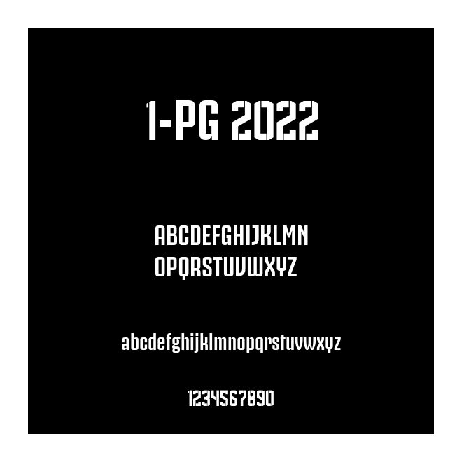 1-PG 2022