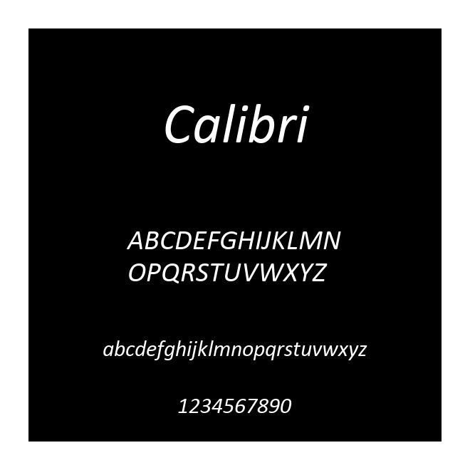 Calibri