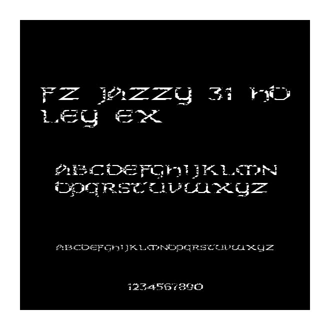 FZ JAZZY 31 HOLEY EX