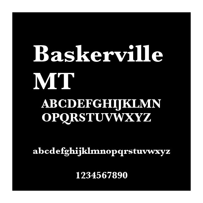 Baskerville MT