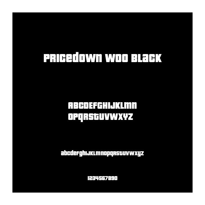 Pricedown W00 Black