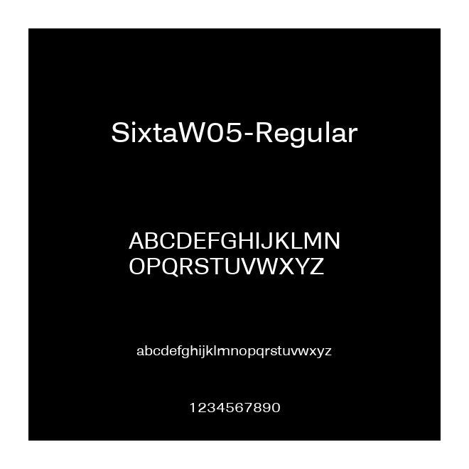 SixtaW05-Regular