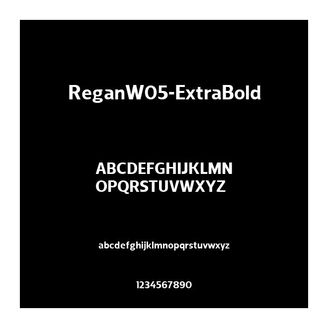 ReganW05-ExtraBold