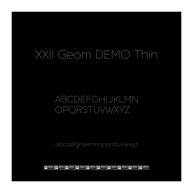 XXII Geom DEMO Thin