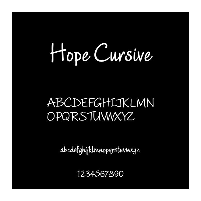 Hope Cursive