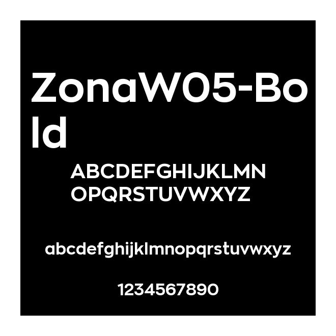 ZonaW05-Bold