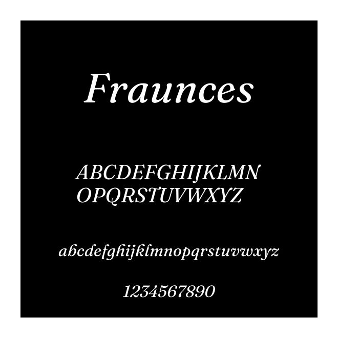 Fraunces
