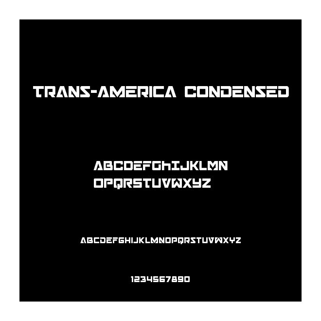 Trans-America Condensed