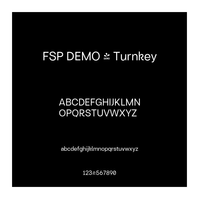 FSP DEMO - Turnkey