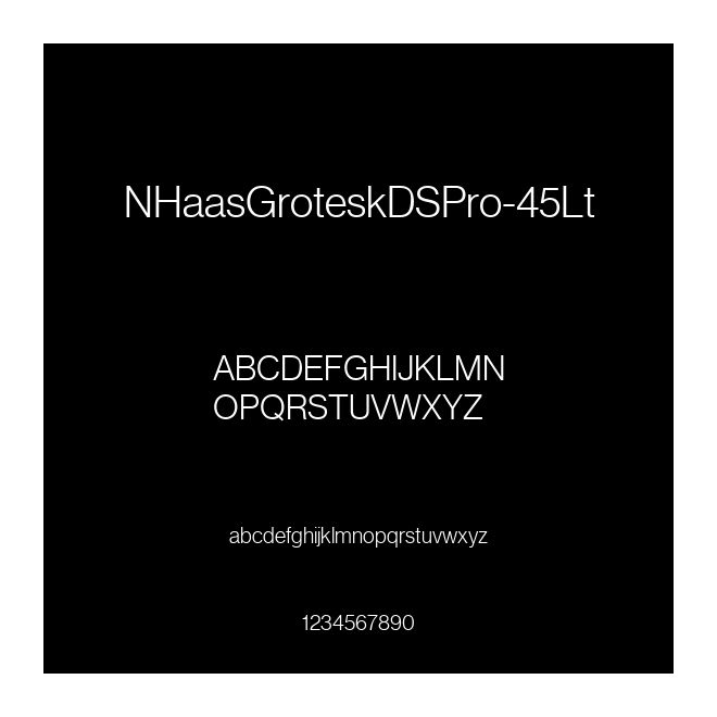 NHaasGroteskDSPro-45Lt