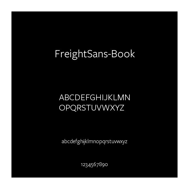 FreightSans-Book