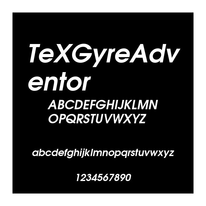TeXGyreAdventor