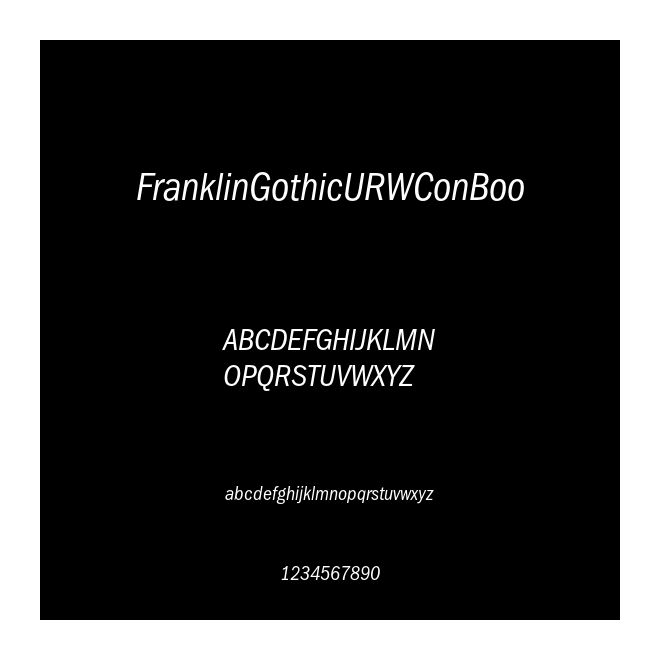 FranklinGothicURWConBoo
