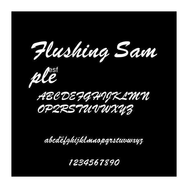 Flushing Sample