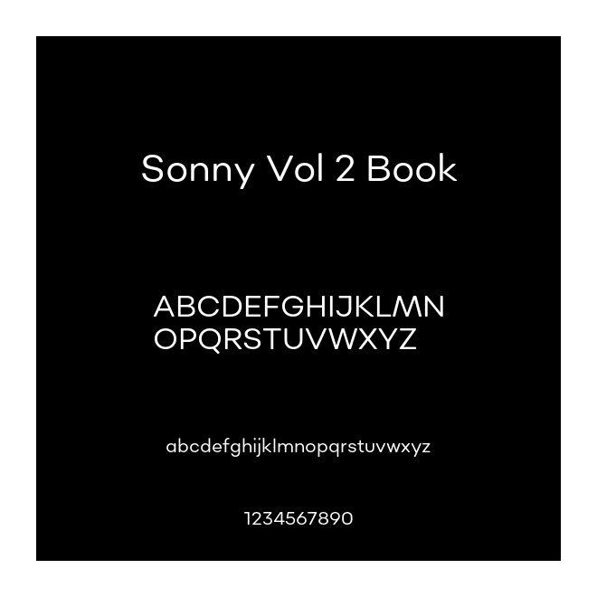 Sonny Vol 2 Book