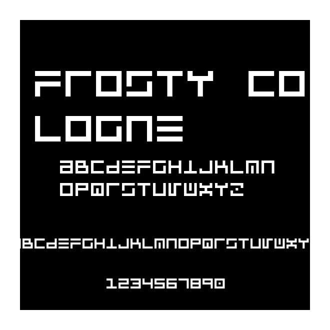 Frosty Cologne