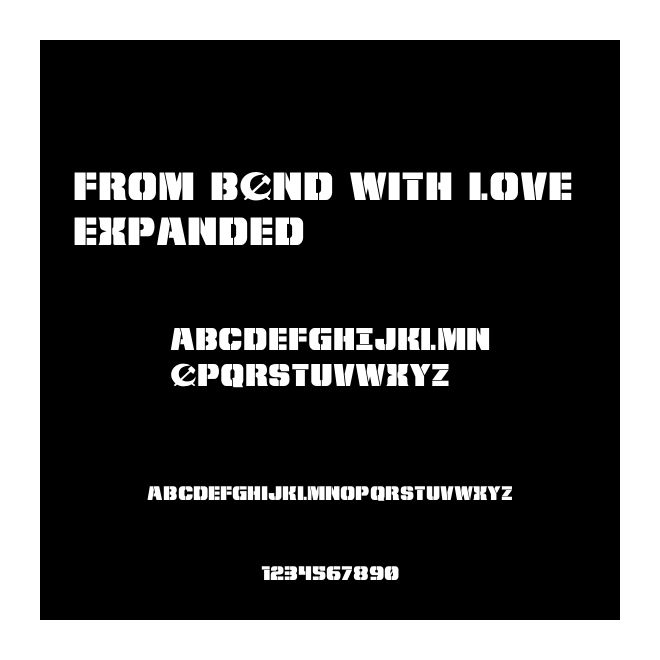 From BOND With Love Expanded