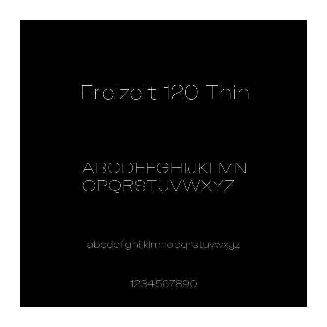 Freizeit 120 Thin