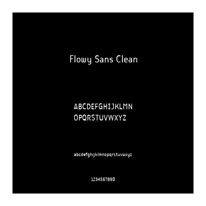 Flowy Sans Clean