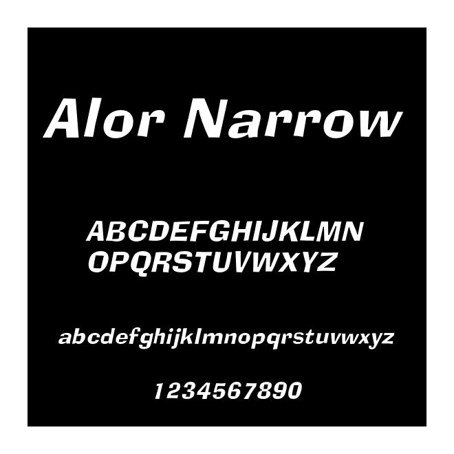 Alor Narrow