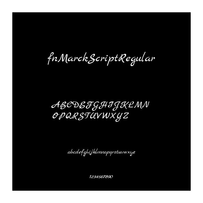 fnMarckScriptRegular