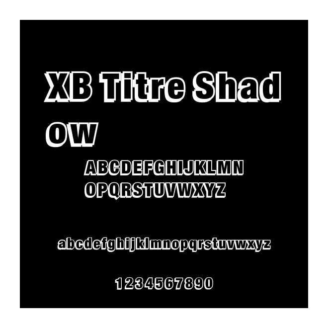 XB Titre Shadow