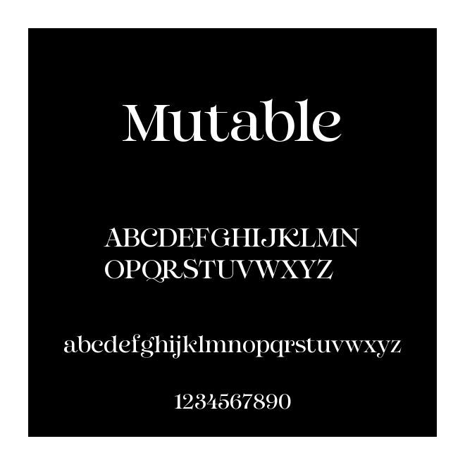 Mutable