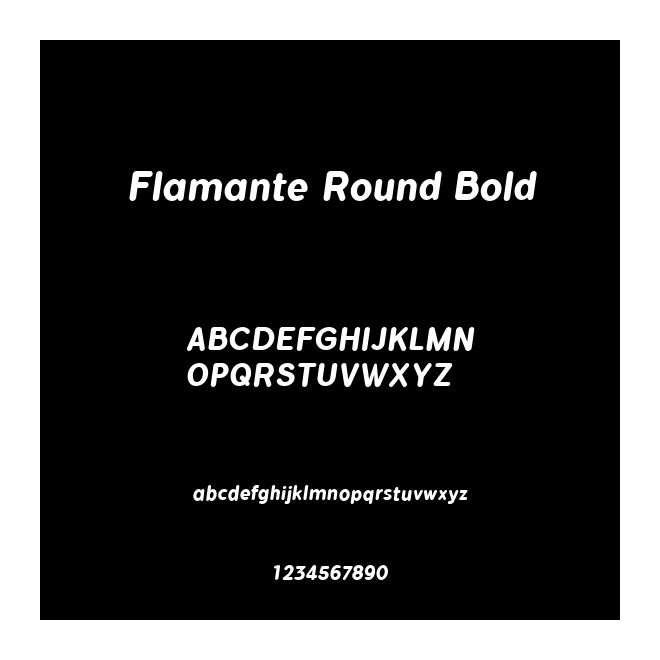 Flamante Round Bold