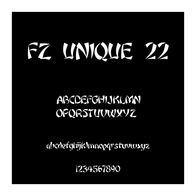 FZ UNIQUE 22