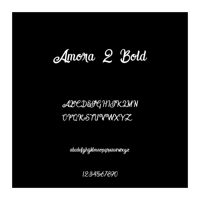 Amora 2 Bold