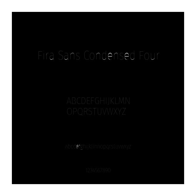 Fira Sans Condensed Four