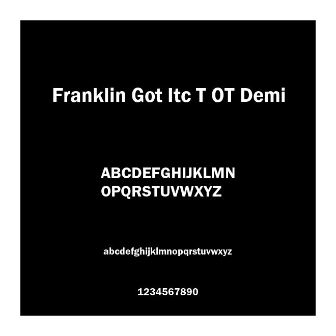 Franklin Got Itc T OT Demi