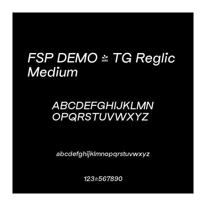 FSP DEMO - TG Reglic Medium