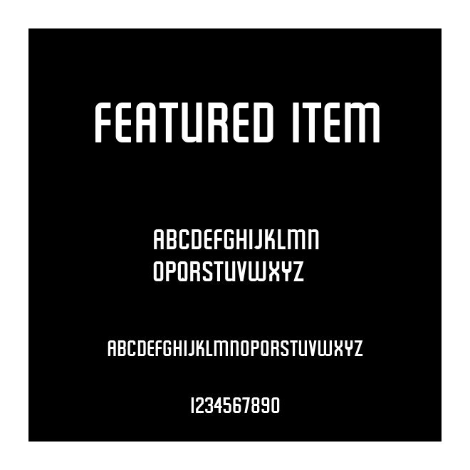 Featured Item