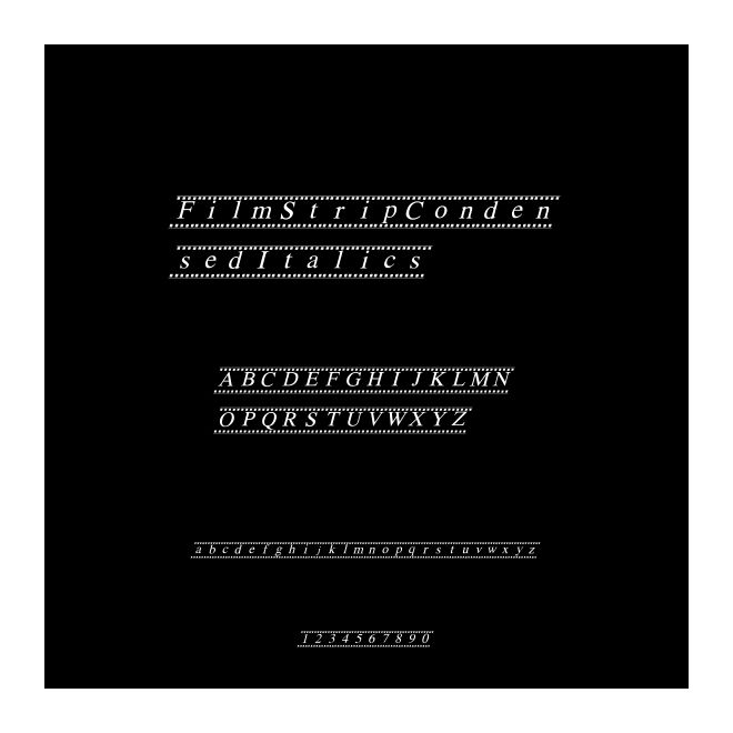 FilmStripCondensedItalics