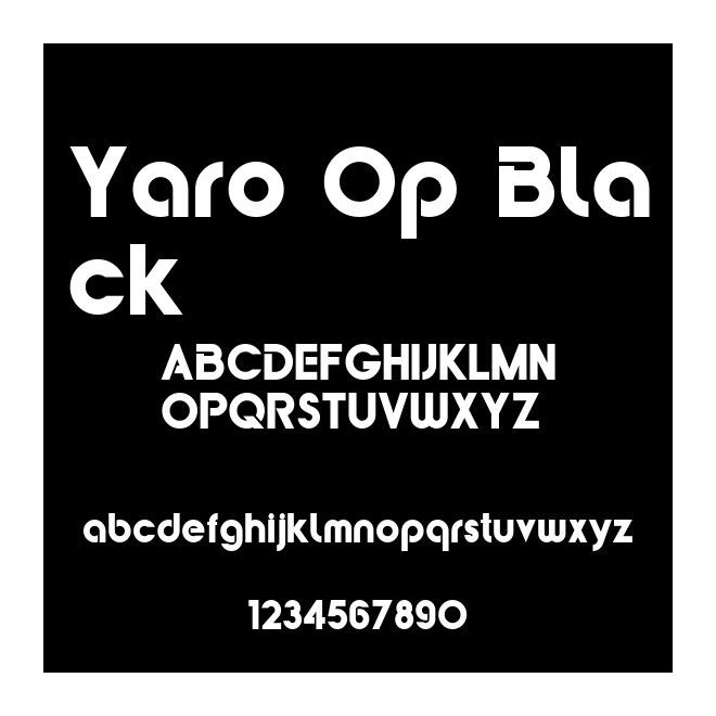 Yaro Op Black
