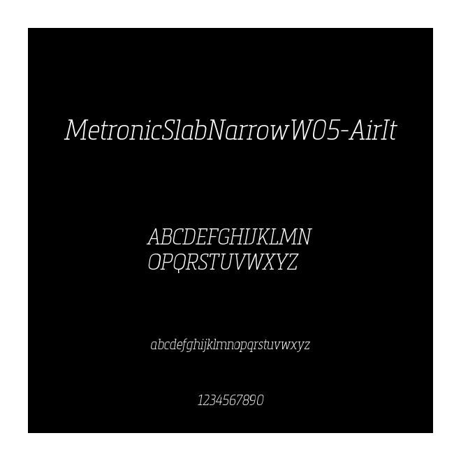 MetronicSlabNarrowW05-AirIt