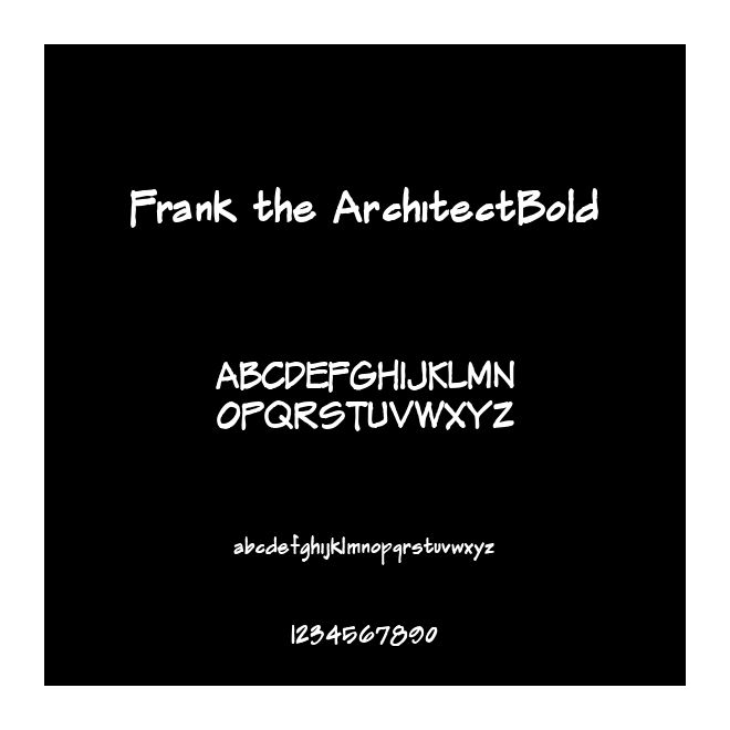 Frank the ArchitectBold