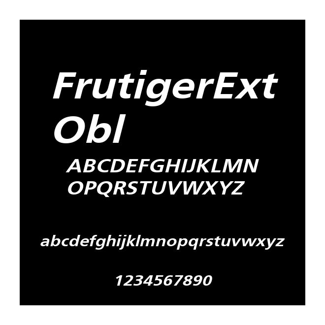 FrutigerExtObl