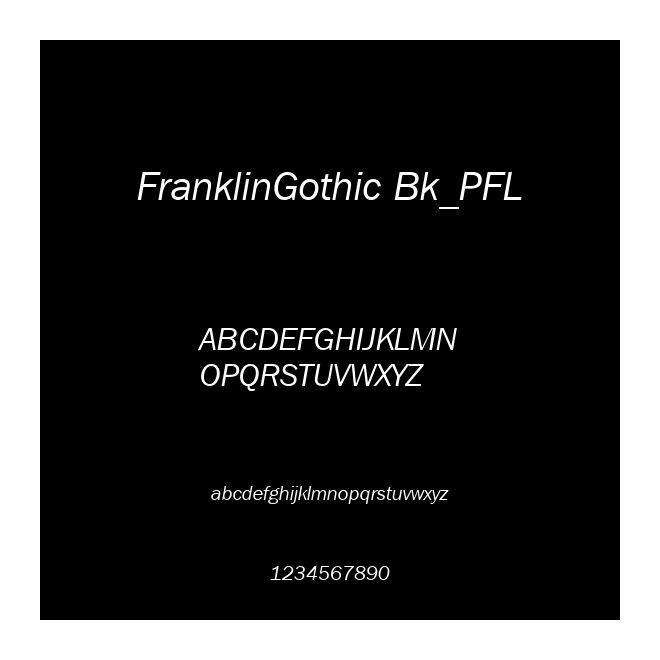 FranklinGothic Bk_PFL