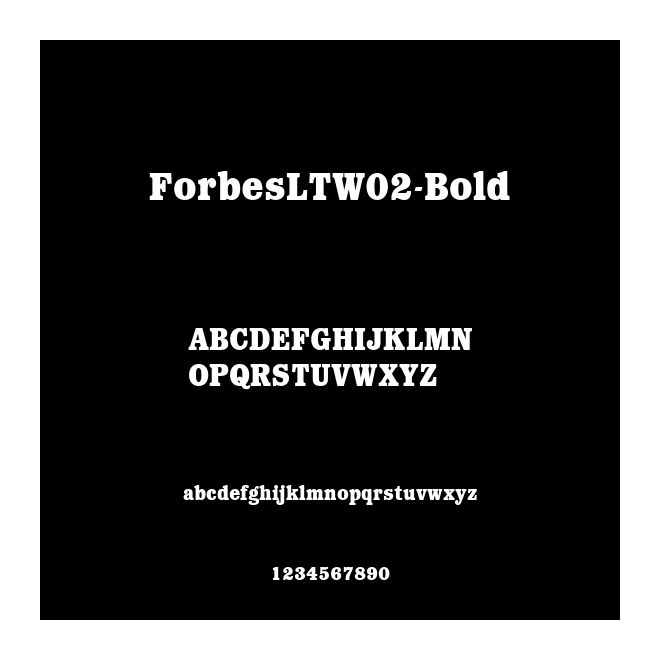 ForbesLTW02-Bold