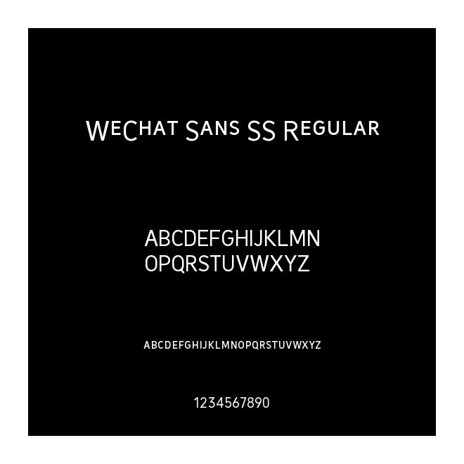 WeChat Sans SS Regular