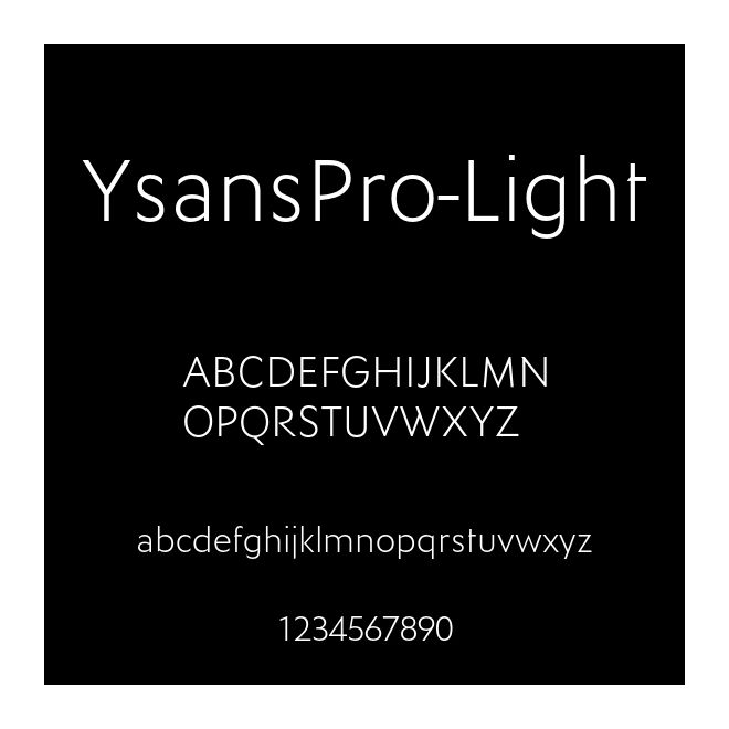 YsansPro-Light