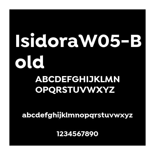 IsidoraW05-Bold