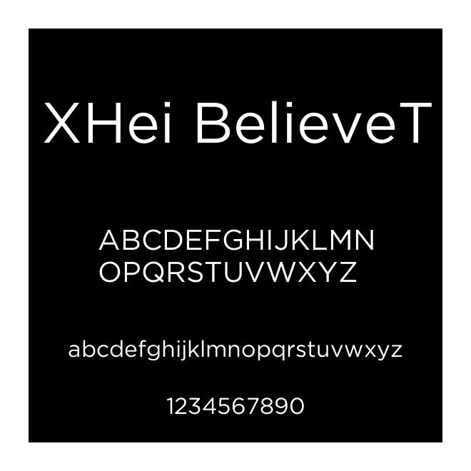 XHei BelieveT