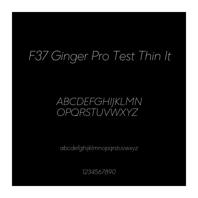 F37 Ginger Pro Test Thin It